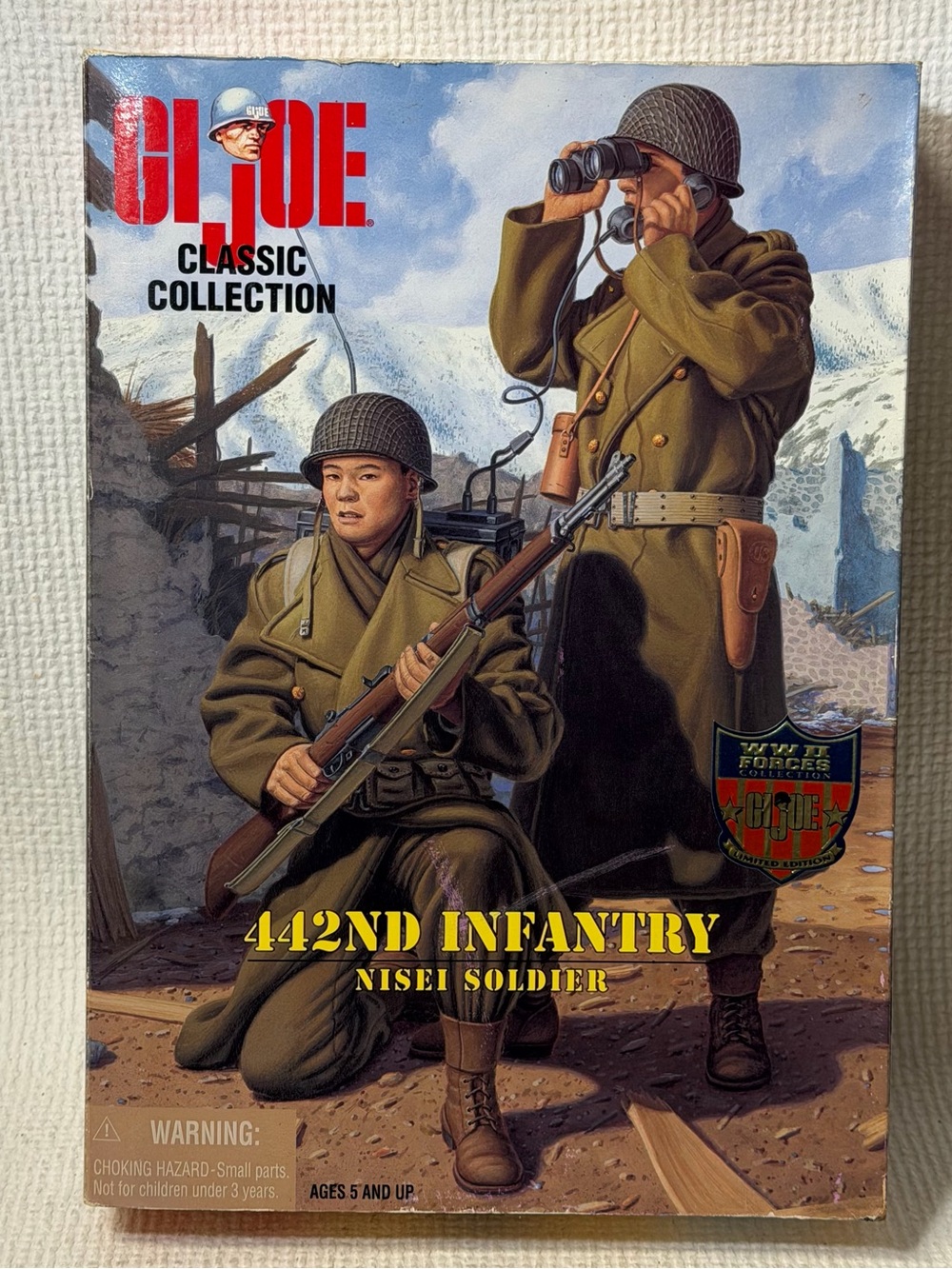 GI Joe WWII 442nd Infantry
Japanese-American Nisei Soldier
1998 NIB
